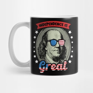 4th of July Benjamin Franklin Mug